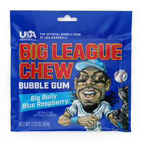 Stay fresh pouch design keeping Big League Chew flavor sealed for later