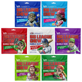 Big League Chew seven-flavor variety pack for team snacks.