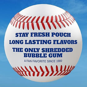 12-pack display of Big League Chew Wild Pitch Watermelon for teams and parties.