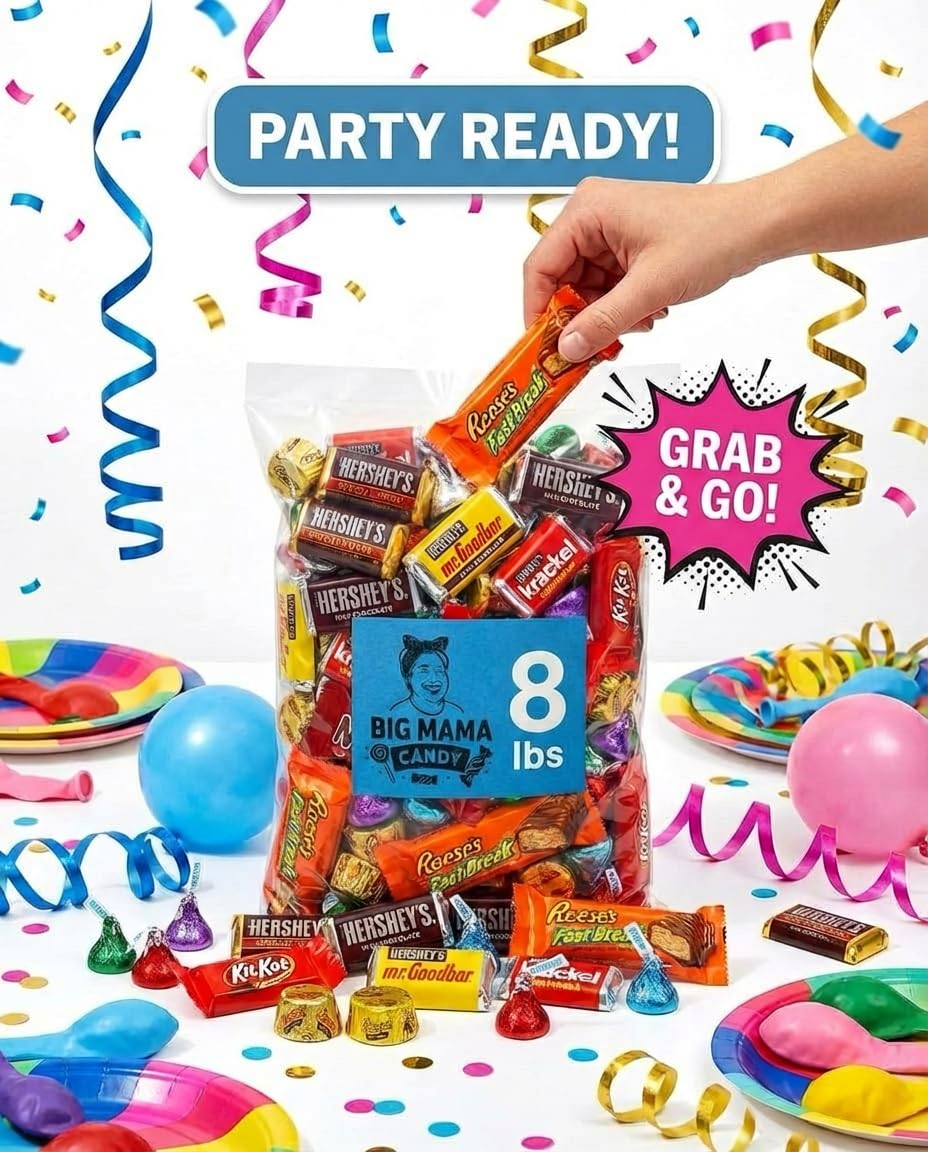 Big Mama Candy bulk bag preserves freshness and easy distribution.
