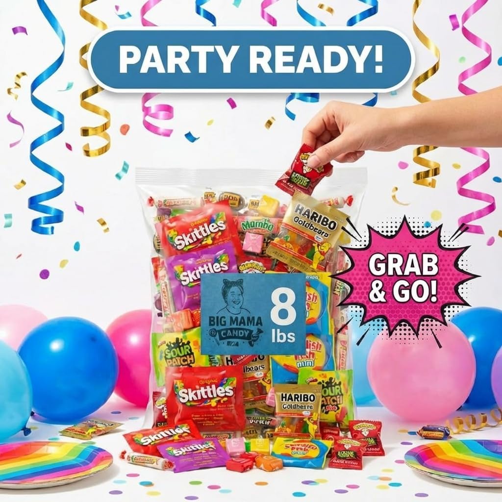 Big Mama Candy classroom rewards and office jars ready to share.
