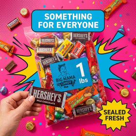 Big Mama Candy milk chocolate selection offers smooth sweetness for bowls and giveaways.