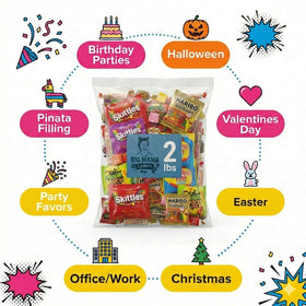 Big Mama Candy pinata filler and party favors with colorful assorted treats.