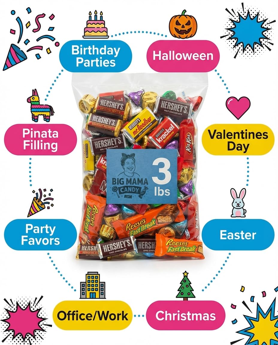 Big Mama Candy pinata party candy mix for colorful filler