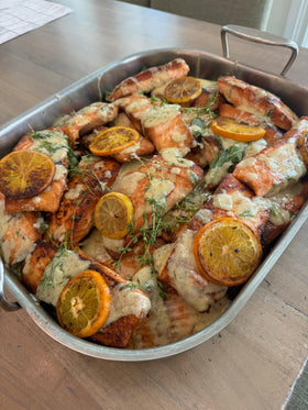 Big Mama's Citrus Calamondin Vinaigrette uses locally sourced calamondins for bright flavor