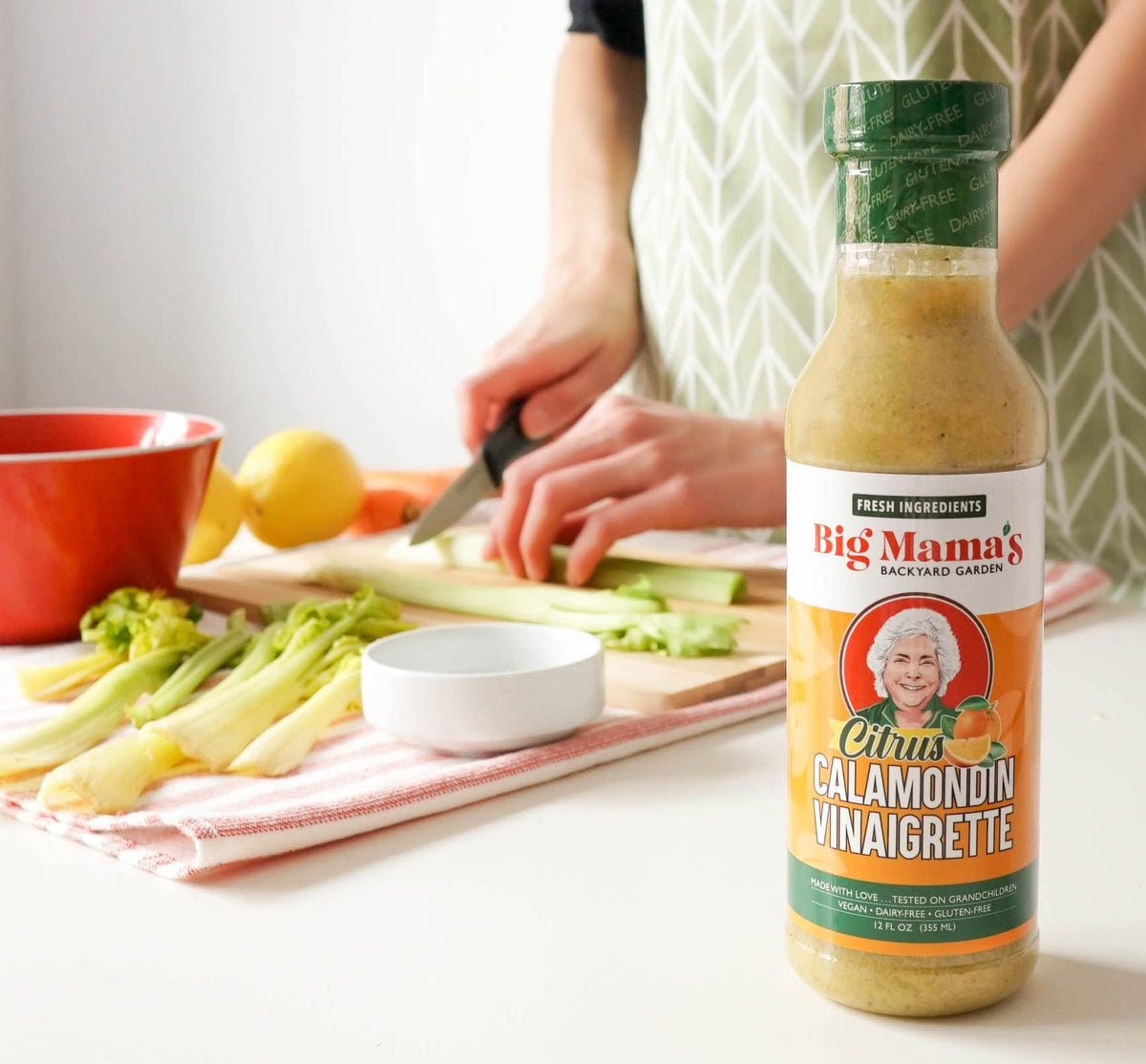 Big Mama's Citrus Calamondin Vinaigrette makes a citrusy marinade