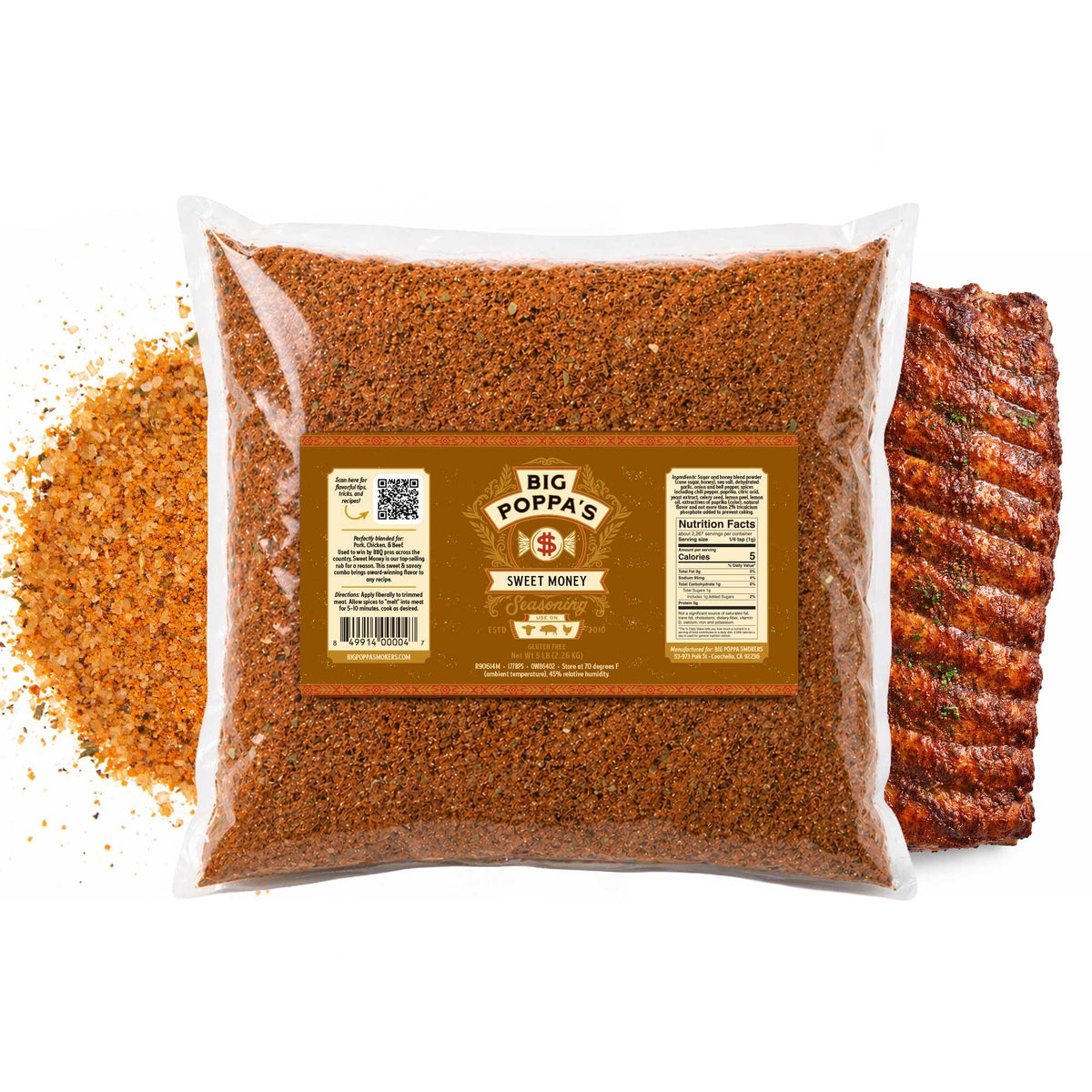Pulled pork seasoned with Sweet Money for juicy flavor