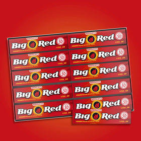 BIG RED 5-stick per pack unit shown for everyday convenience