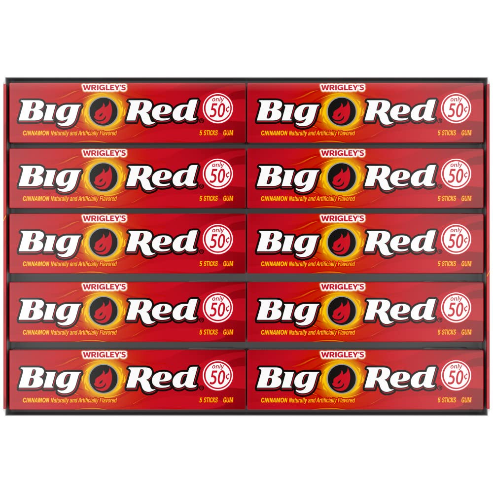 BIG RED bulk pack with 40 packs for easy on-the-go fresh breath