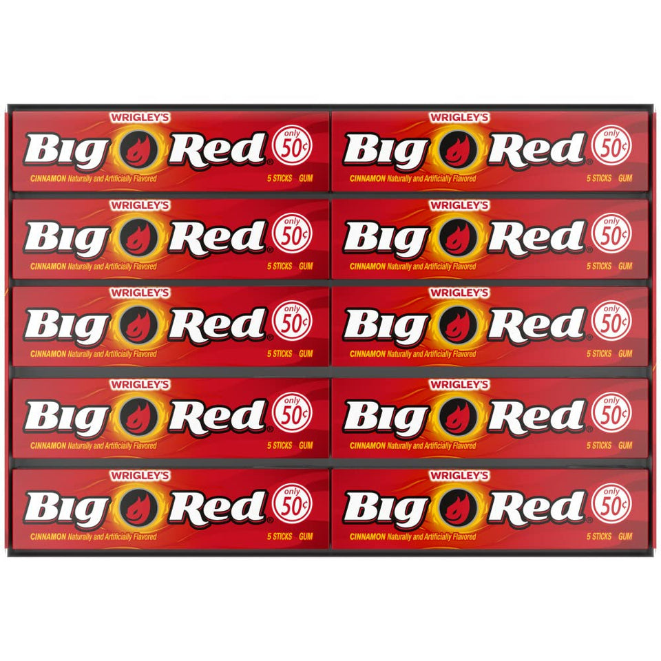 BIG RED bulk pack with 40 packs for easy on-the-go fresh breath