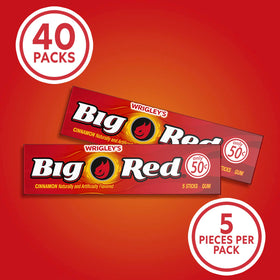 Closeup of BIG RED cinnamon flavor highlighting bold, spicy aroma
