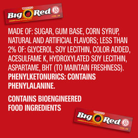 Gift-pack idea featuring BIG RED gum for stocking stuffers