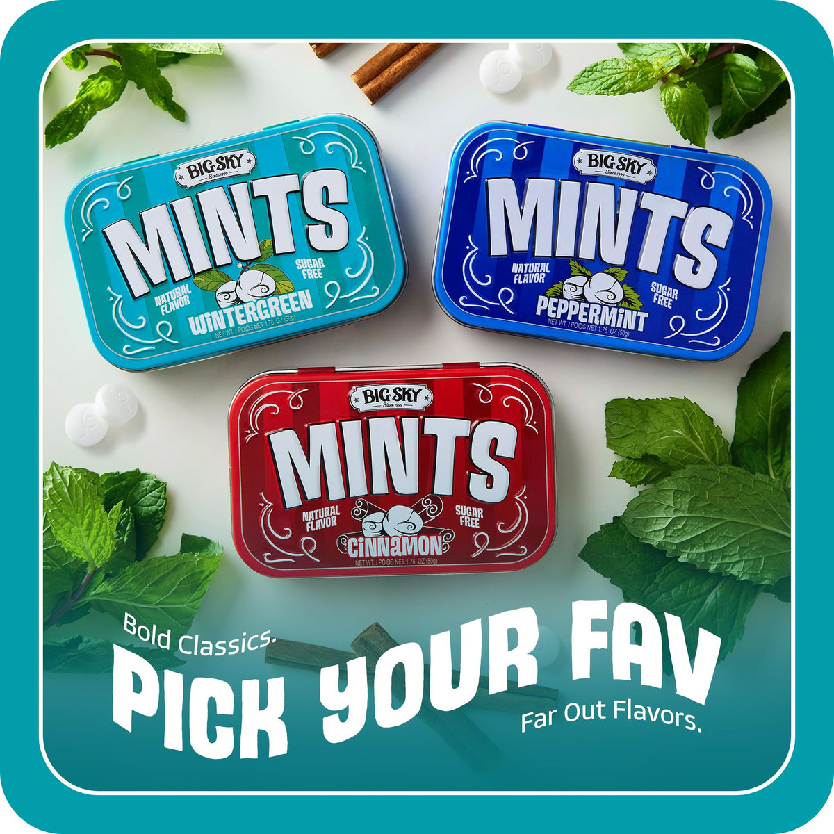 Ideal after meals for quick breath refresh.