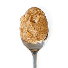 Big Spoon Roasters bee-friendly almonds signaling ethical sourcing and responsible farming.