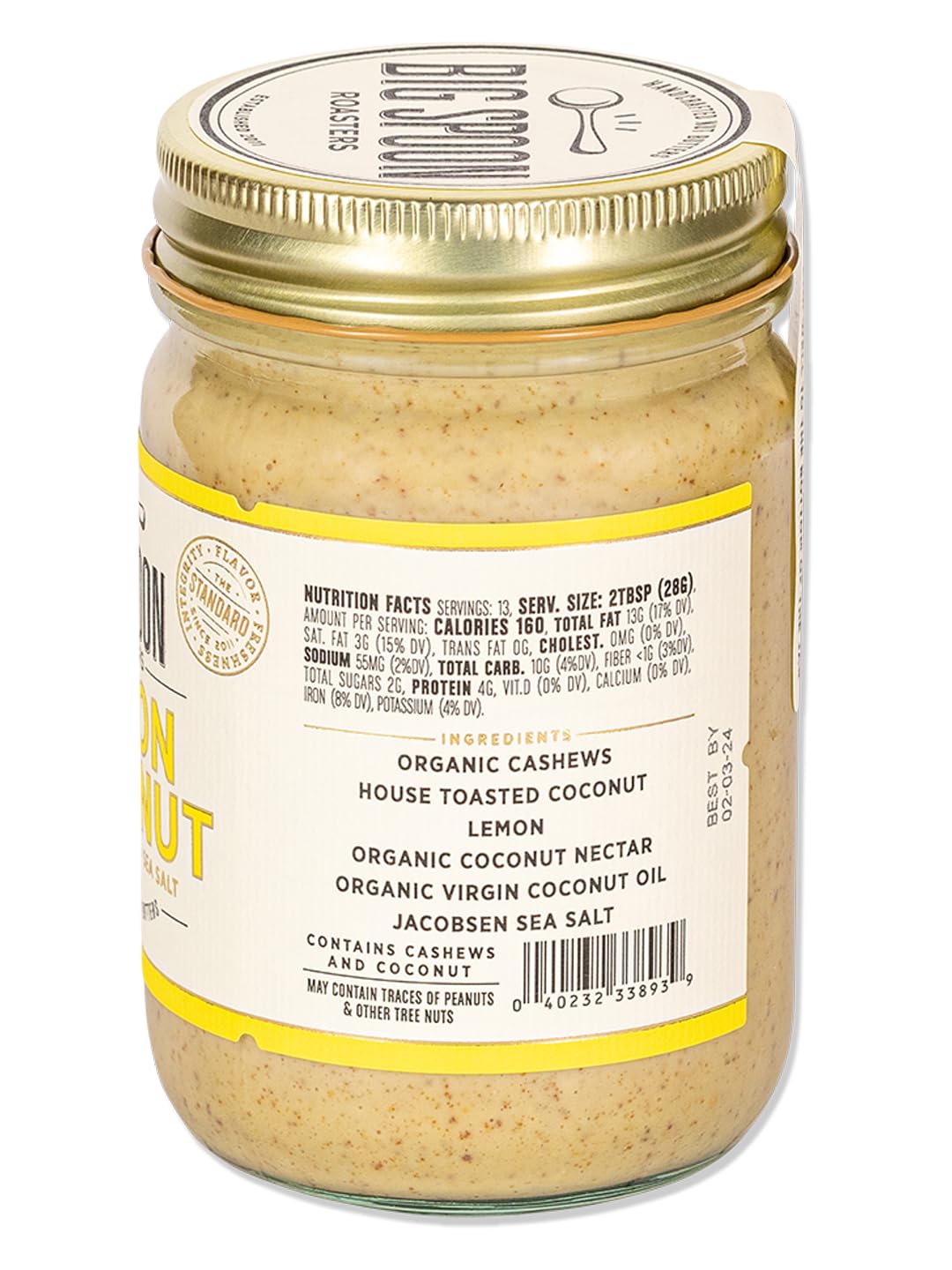 Lemon cookie cashew butter spread on toast, showcasing bright citrus and salt.