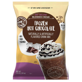 Big Train 20 Below bottle pour for quick, creamy frozen hot chocolate
