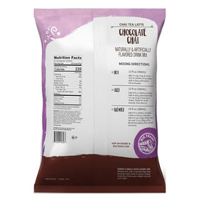 Big Train Chocolate Chai Latte Mix blended frappes option creates dessert-worthy beverages.