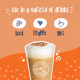 Big Train Chocolate Chai Latte Mix hot latte option delivers quick, cozy indulgence.