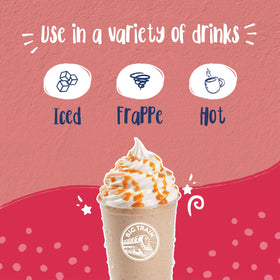 Big Train Dragonfly Mango Frappé topped with cream dessert style