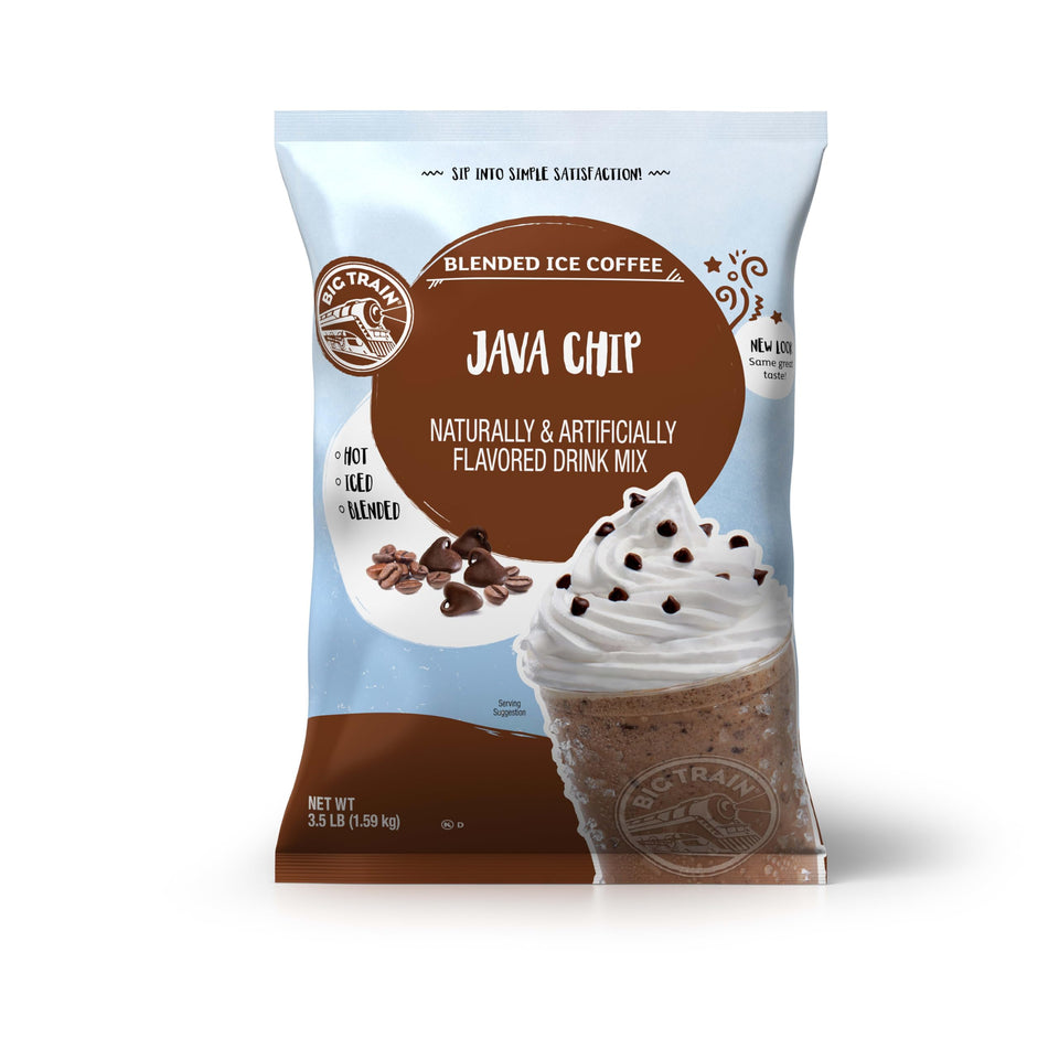 Big Train Java Chip blended ice coffee bottle, quick cafe-style drinks at home