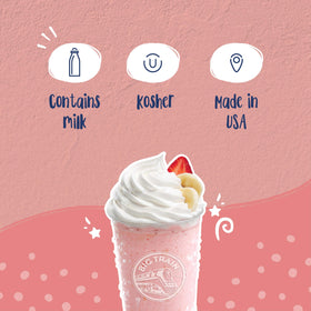 Big Train Kidz Kreamz Bubble Gum Frappé mix ice-blend – cafe-style beverages in minutes.