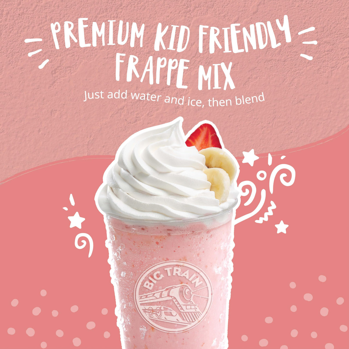 Big Train Kidz Kreamz creates hot drinks for cozy moments.