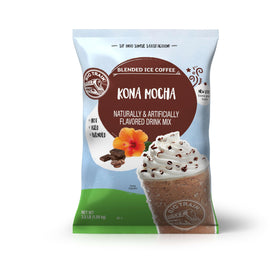 Big Train Kona Mocha blended ice coffee bottle ready for at-home indulgence.