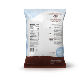 Hot serving of mocha blend using Big Train mix