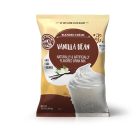 Big Train Vanilla Bean Blended Crème bottle for quick vanilla frappes at home