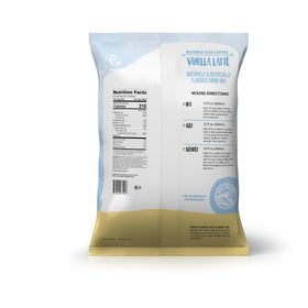 Big Train Vanilla Latte mix used to create a classic frappé at home