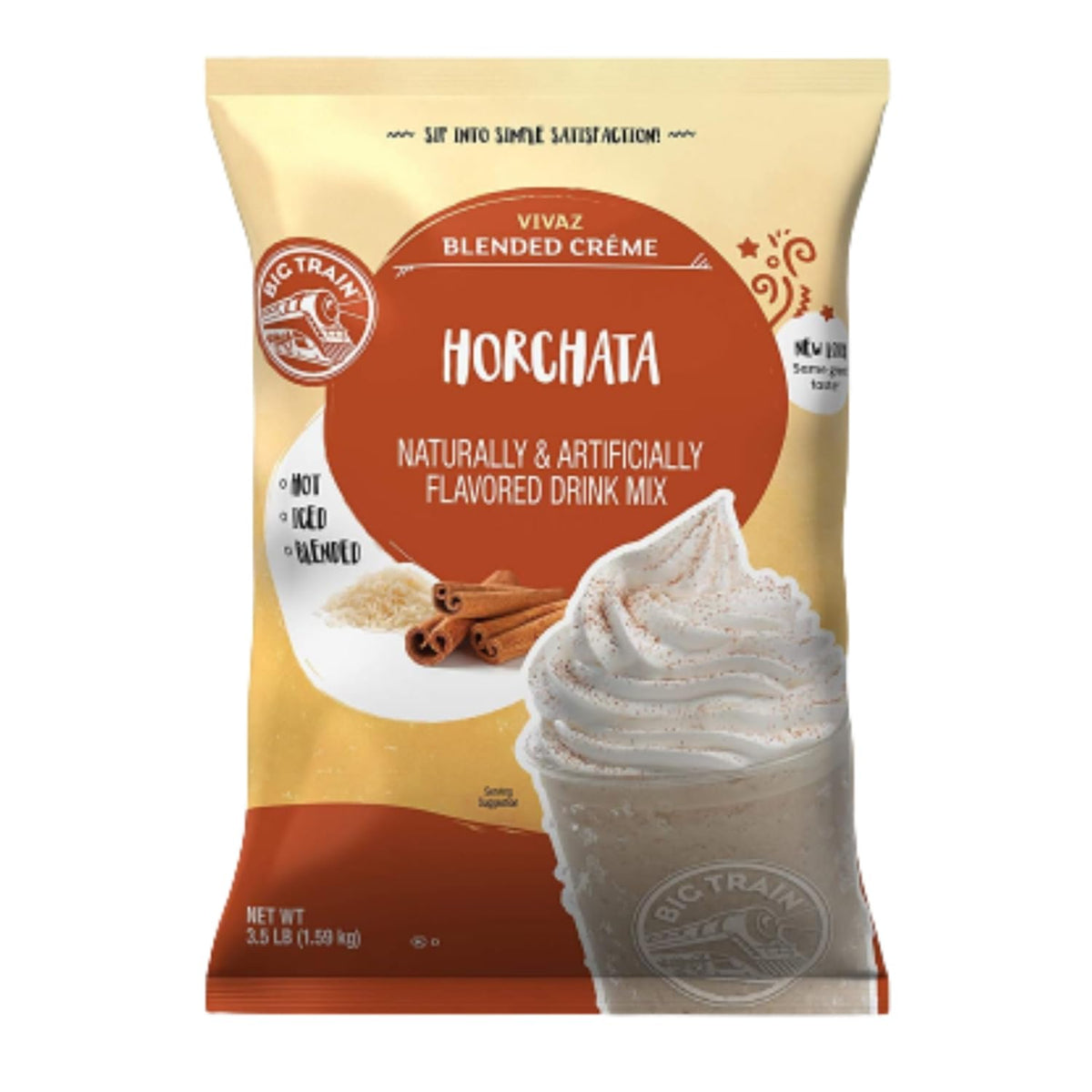 Big Train Vivaz Horchata mix bag ready for quick, creamy horchata at home