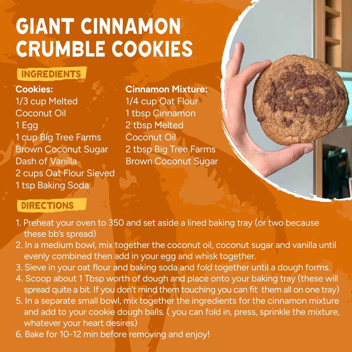 Big Tree Farms vegan coconut sugar ingredient for plant-based recipes.