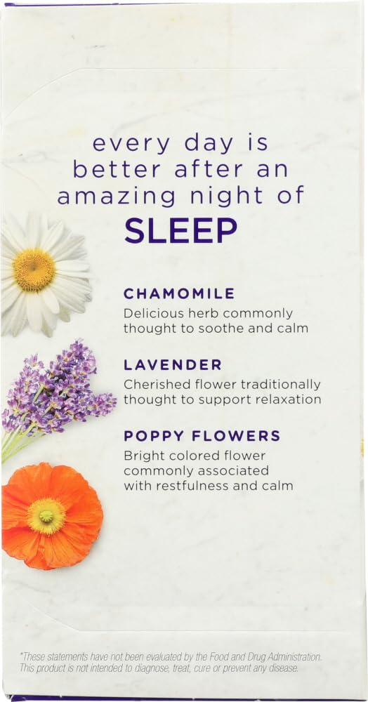 Bigelow Benefits Chamomile Lavender Tea bags ready to brew a calm cup.