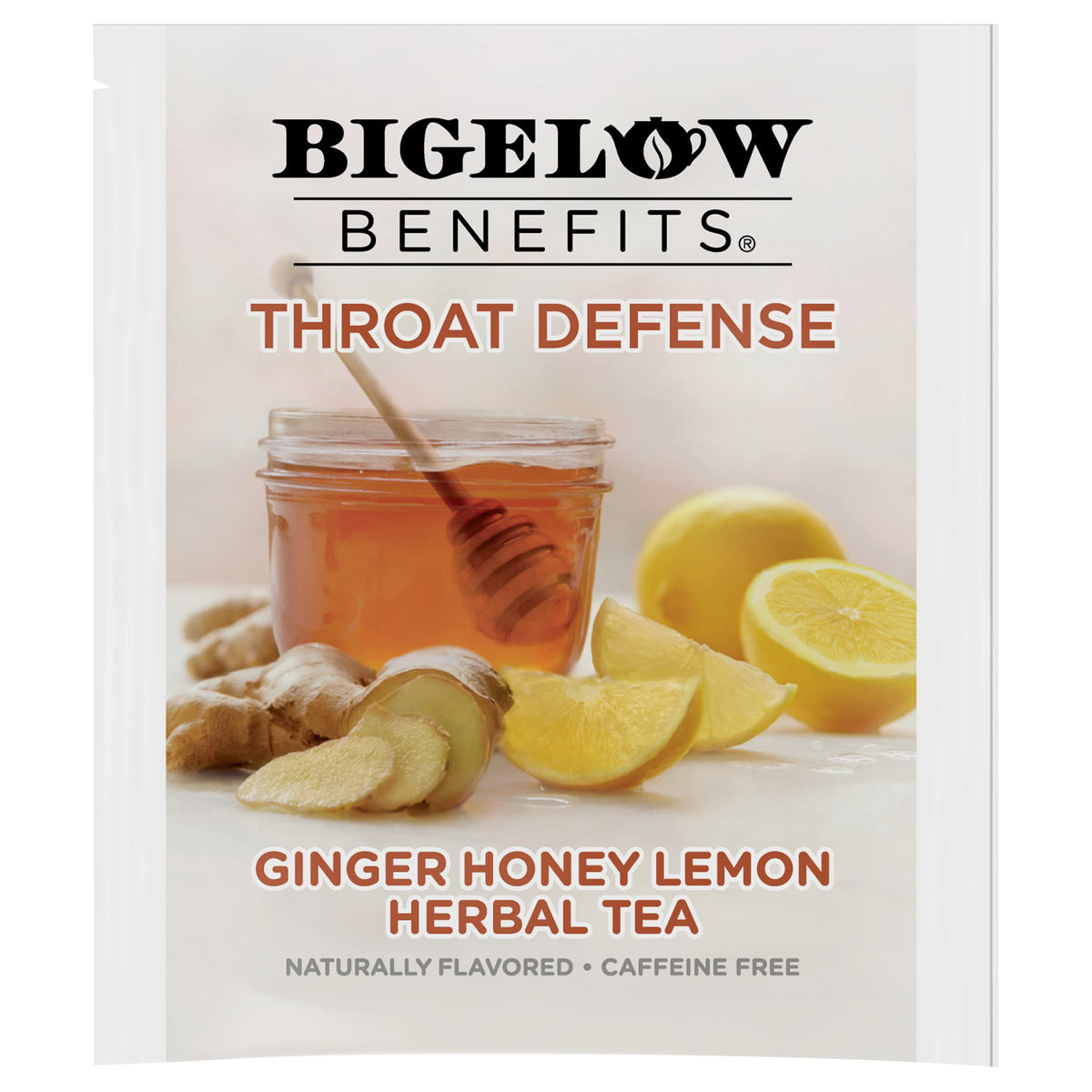 Bigelow Benefits Throat Defense gluten-free and kosher certified