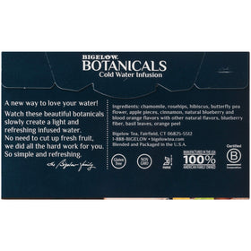 Bigelow Botanicals blueberries and citrus slices boost fresh aroma and taste