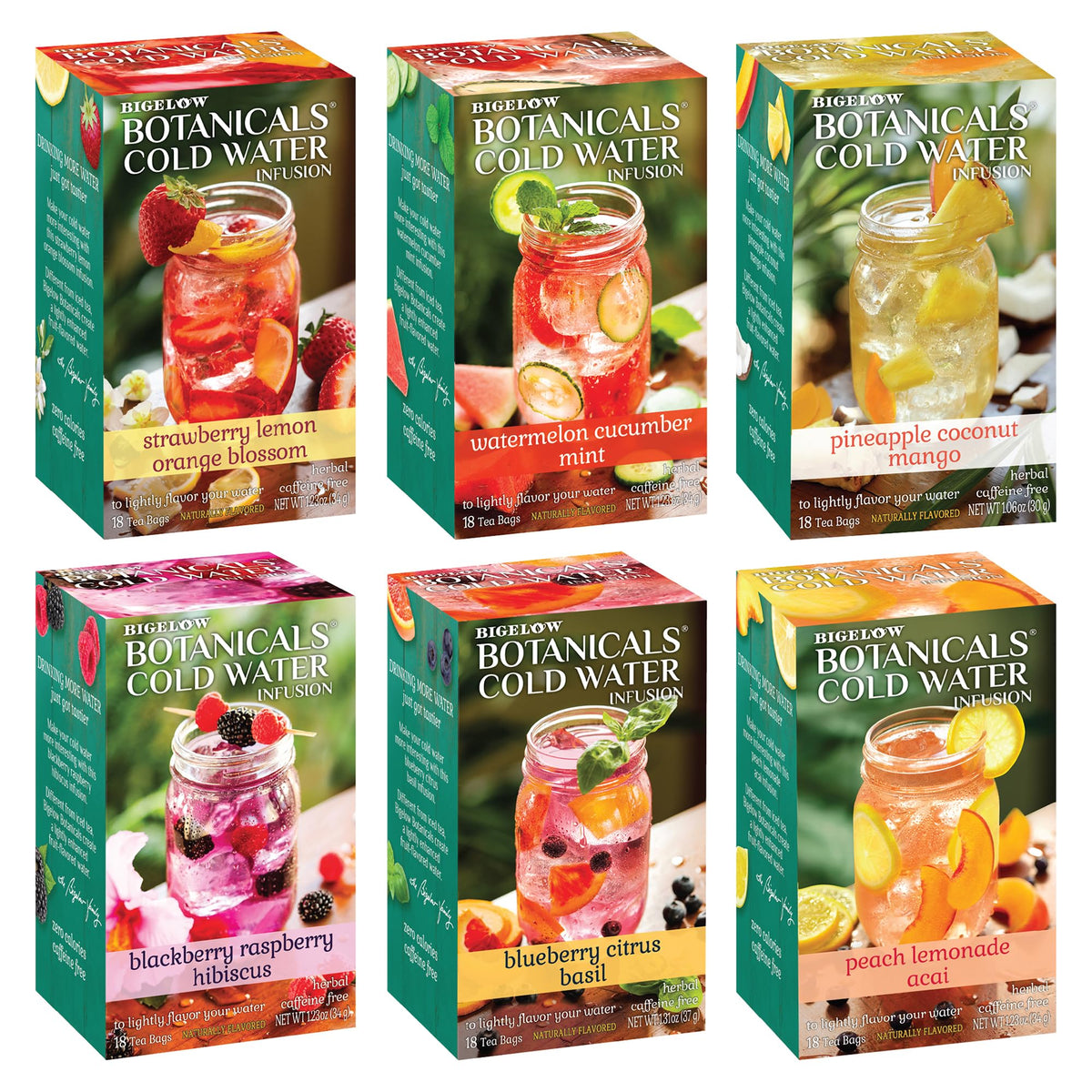 Bigelow Botanicals Cranberry infusion for refreshing water and fruit notes