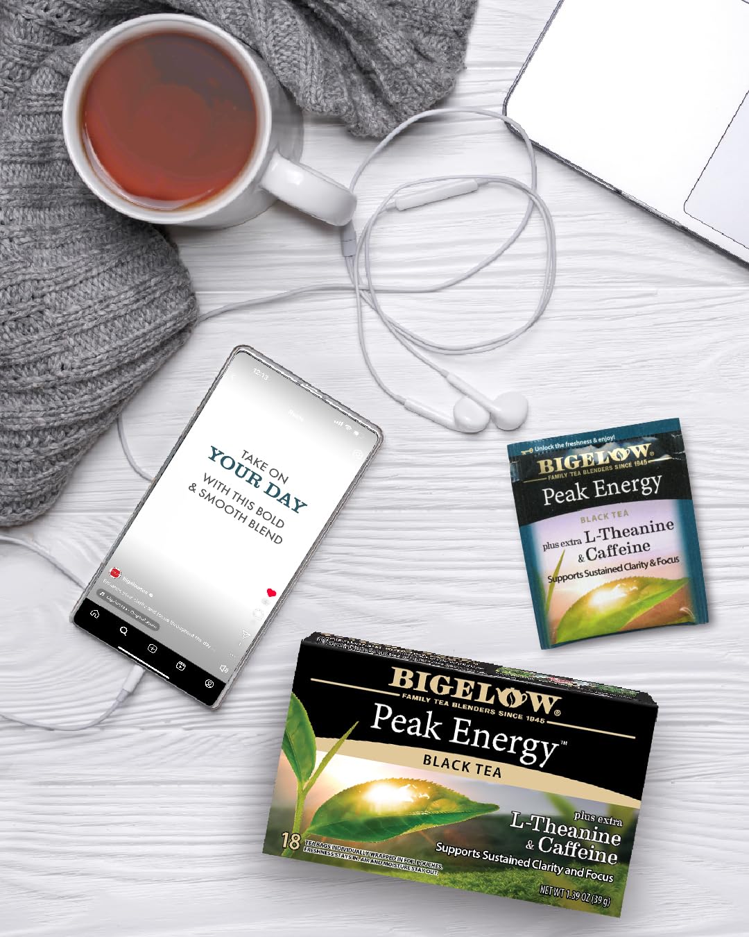 Bigelow heritage brand dating back to 1945 with strong flavor