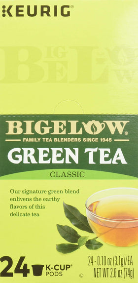 Bigelow label with kosher mark closeup.