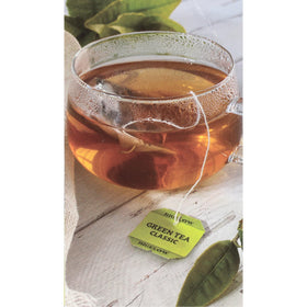 Bigelow Classic Green Tea Bags in a warm cup offering smooth, easy-to-drink flavor.