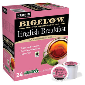 Bigelow English Breakfast K-Cup pod for quick, premium hot tea
