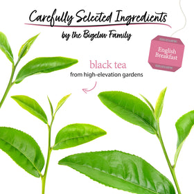 Steeped Bigelow English Breakfast produces a smooth, robust cup.