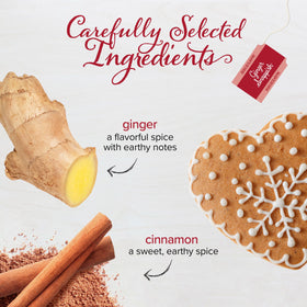 Bigelow Ginger Snappish Tea cup with steam, inviting warm, comforting aroma.