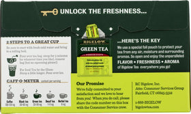 Steeping Bigelow Green with Pomegranate releases a bright green tea aroma