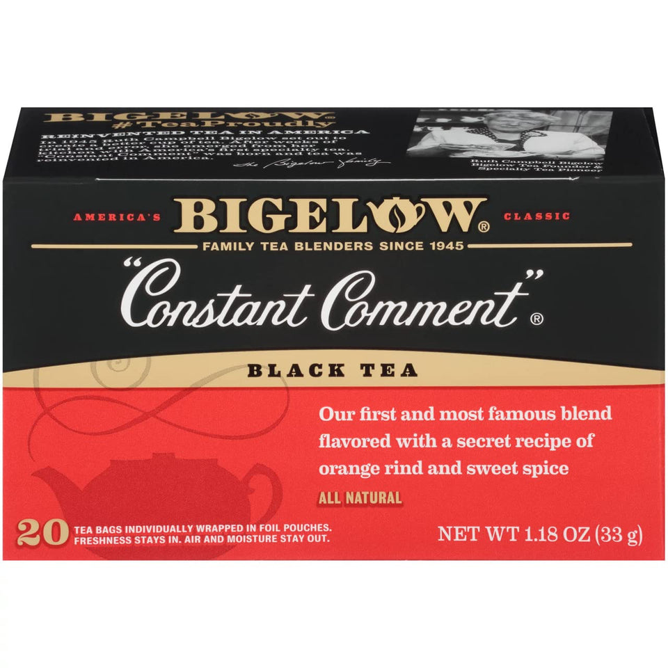 Bigelow Constant Comment Tea pack-of-2, ideal for cozy afternoon rituals and anytime uplift.