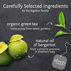 Bigelow Steep by Bigelow foil pouches preserve freshness for on-the-go brewing.