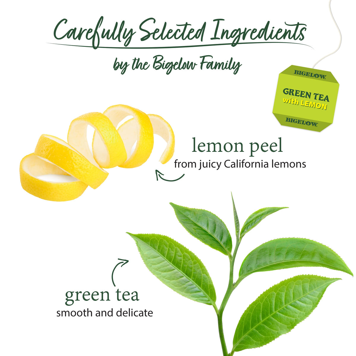 Bigelow tea bags in foil packaging preserve peak freshness and aroma