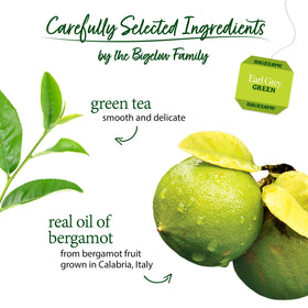 Foil-wrapped Bigelow tea bags lock in flavor and aroma.