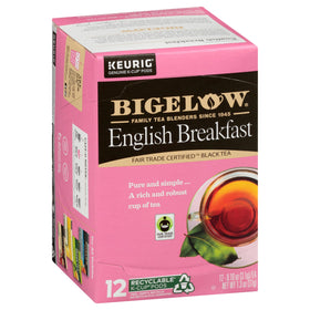 Bigelow Tea English Breakfast K-Cup pod for a bold morning brew