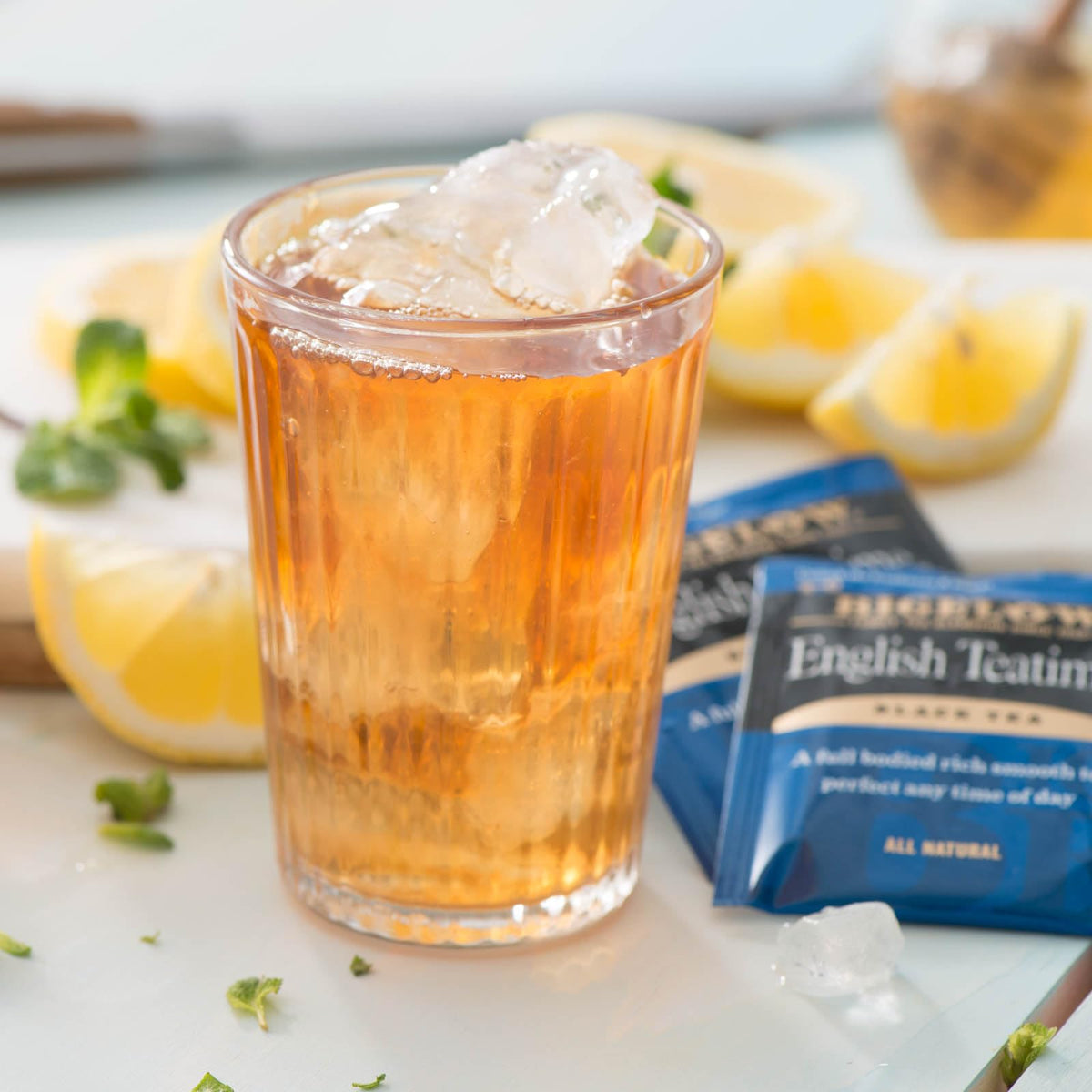 Bigelow English Teatime box with 120 caffeinated tea bags.