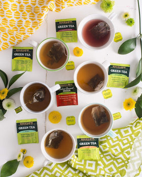 Bigelow Green Tea Lemon pack offering bright citrus notes for a refreshing cup